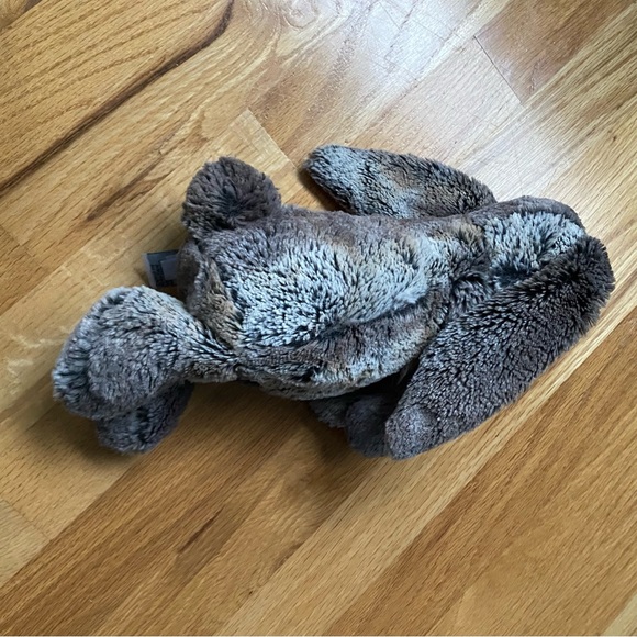 Jellycat Woodland  Bashful Bunny Furry Brown Plush Toy Brown - Picture 5 of 8